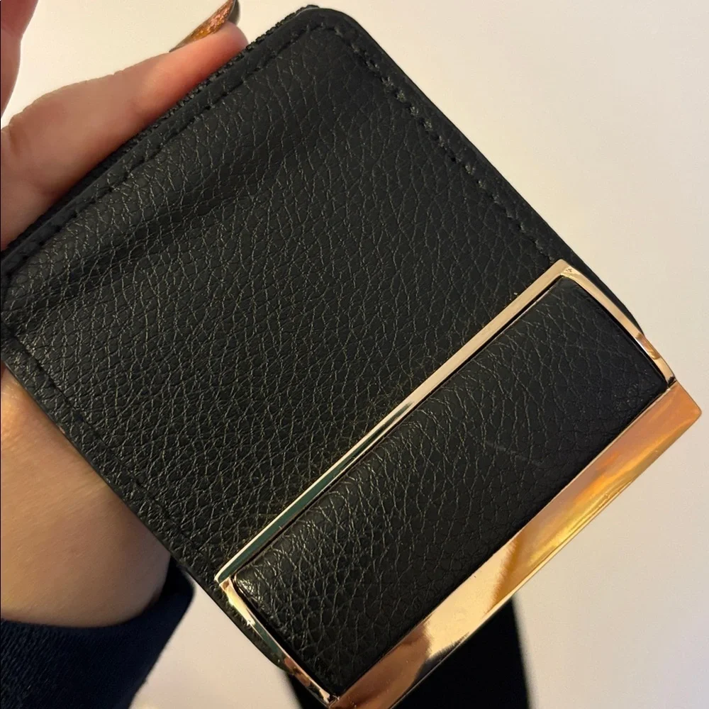 Mijiu Black Wide Hook Closure Faux Leather Elastic Belt